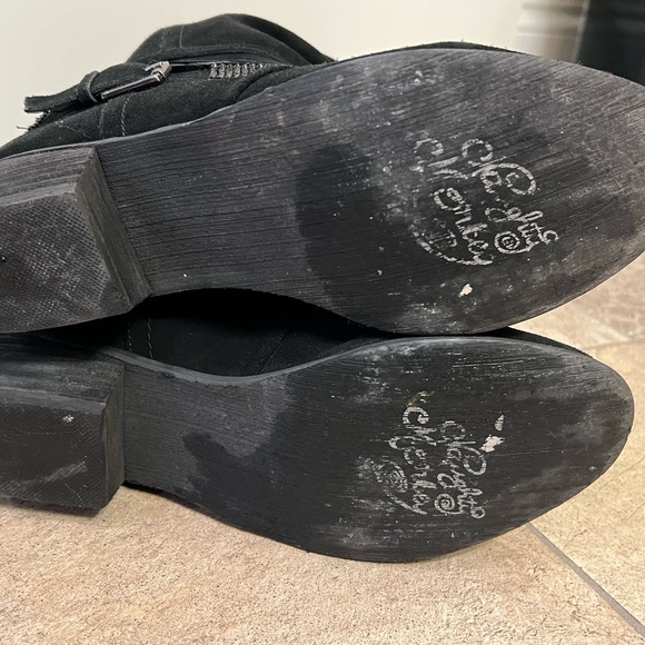 Naughty Monkey suede boots with tassels and sparkle, size 10 - Picture 7 of 12